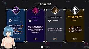 Wedding Witch hentai gameplay bride's big tits in sexy japanese outfit action