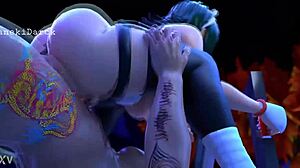 3D Hentai Cartoons Tease Forbidden Creampie Secrets