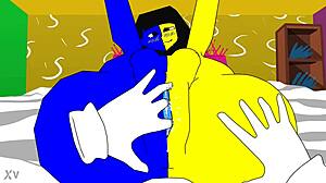 Ena flashes tits fingers pussy to squirting orgasm in submissive masturbation