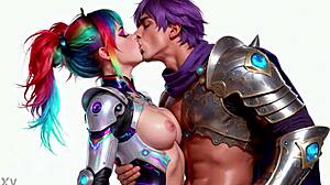 Anime Cutie Delivers Deep Blowjob Followed by Passionate Kissing