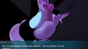 Sexy Nun Fucked Hard in Church Gloryhole with Big Tits and Curvy Ass