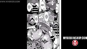 anime girl, show off those big tits falling out your bikini, almost see-through denim too