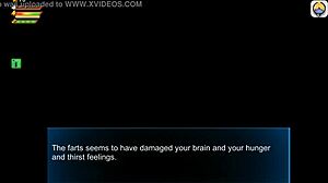 vampire femdom queen farts on loser's face in humiliating 3d hentai game