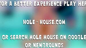 jinx on knees at glory hole takes anal creampie with thick thighs rule 34