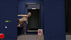 Cliair Rides Massive Dildo To Explosive Orgasm In Change Room!