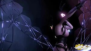 i love this cyber girl's massive booty shaking during big cock creampie deepthroat