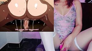 Cute Big-Tits Sissy Fucked Creampie in Lingerie by Pervert