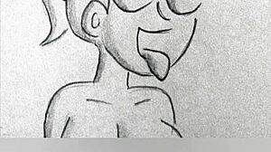 Watch her slobber on that thick cock before hardcore doggystyle pounding