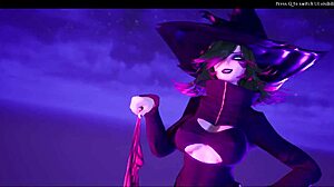 that resident evil big ass witch dominates knight pussy pounding in 3d hentai