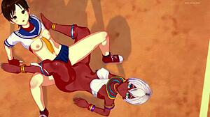 sakura haruno grinds elena in street lesbian tribbing sexfight pov roleplay