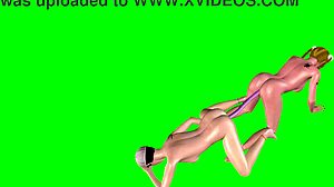 beautiful shemale joins gorgeous woman for double dildo anal in steamy 3d hentai