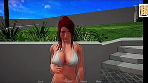 My New Family 22 Blonde Redhead Teen Homemade Game Moments