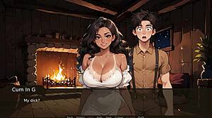 ever wonder what happens when the new ebony curvy teen at the ranch meets my monster cock