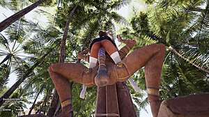 😏 Laras tight virgin pussy turns slutty after monster cock stretches her wide!