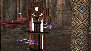 indian desi aladdin rubs magic lamp, wishes to fuck jasmine's tight holes with huge cock hindi audio