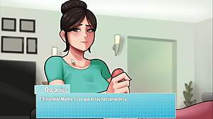 hot stepmom handjobs drain balls dry house chores 2