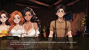 ever wonder what happens when the new ebony curvy teen at the ranch meets my monster cock