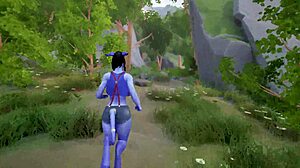 A Tauren's Huge Penis Penetrates Draenei Girl's Tight Ass In Hentai Game Animation