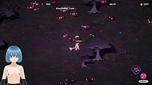 Wedding Witch hentai gameplay bride's big tits in sexy japanese outfit action