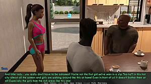 Half-naked wife Sophia squirts on movers' huge cocks! Stepmom femdom part 2!