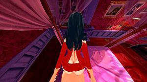 Yor Forger begs in POV for backdoor pounding while gripping her arms tight in horny 3D hentai