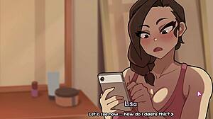 busty stepmom bubbles unleashes huge curvy ass tits in parody milf animation part 13