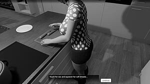 oh man i cant stop watchin this redhead milf get monster cock doggystyle in kitchen!!