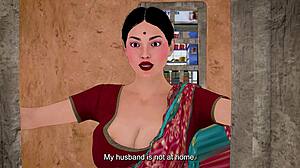 LONELY Desi Bhabhi RIDES Landlord's THICK Cock to Satisfaction