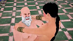 Curvy Desi Bhabhi Seduces Father-in-Law for Huge Titty Bukkake Sex