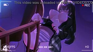 japanese game cg scenes compile into anime tale