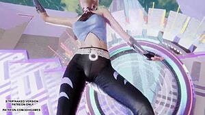 Akali's Sexy Kpop Dance Turns into Wild League Hentai Fuck Frenzy!