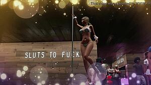 big ass tits dance into gloryhole hardcore fuck