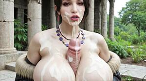 Lulu's Wet Fantasy: Sphere Guardian Orgy with Final Fantasy 3D Anime Group Action