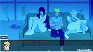 Naruto fucks Shizune hard in uncensored anime hentai with Tsunade nearby