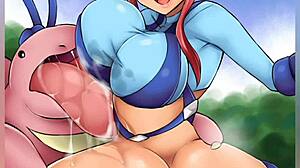 Pokemon Gym Leader Skyla Craves Secret Interracial Rule 34 Pleasures