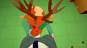 legosi pounds louis's ass hard in beastars yaoi 3d with pov creampies