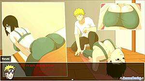 Naruto fucks Shizune hard in uncensored anime hentai with Tsunade nearby