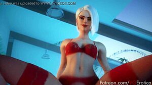 Overwatch Ashe's Massive Booty Bounces with League Legends Tits