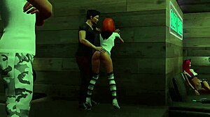 big ass tits dance into gloryhole hardcore fuck