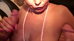 Nikky Blonde Milf Deepthroats Daddy Then Anal Fucks His Boy Doggystyle in Fishnets