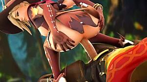 mercy bounces her ass back for that deep orgasm hit