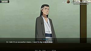 hanabi hyuga steals boyfriend blows him and takes anal creampie in tight ass naruto hentai game!