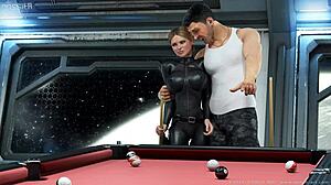 imagine a busty babe's ass and tits bouncing rough in 3d space fuck