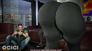 Gaming Night Turns Wild with Fitness Wife's Deepthroat Blowjob! 3D Porn OCICI VAM