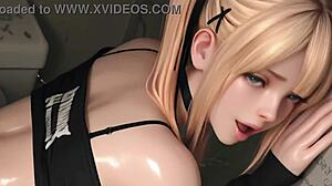 Marie Rose Hides Her Cute Facial Fun in Dead or Alive Hentai