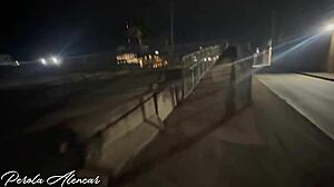 Safada Rides Big Black Cock in Public Street Car Fuck Spots