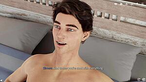 curvy nurse carolyn teases patient with big tits blowjob before slow creampie gangbang in hospital room