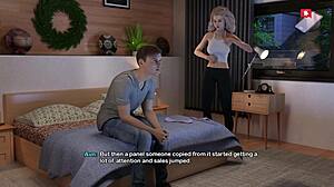 My Bimbo Stepmom's Huge Tits and Dick-Sucking Lips Crave Monster Cock in Dream 45