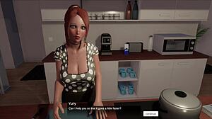 oh man i cant stop watchin this redhead milf get monster cock doggystyle in kitchen!!