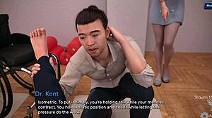 nurse juliet grinds wet pussy on xavier's cock hospital masturbation awakening 3 visual novel